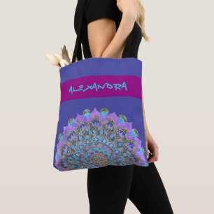 Flower Of Life - Mandala India Style 2 Tote Bag