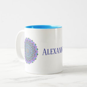 Flower Of Life - Mandala India Style 2 Two-Tone Coffee Mug