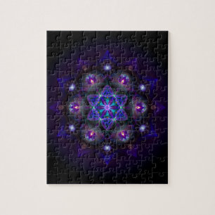 Flower Of Life Mandala Jigsaw Puzzle