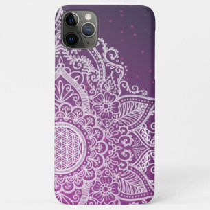 Flower of life Mandala purple iPhone 11 Pro Max Case