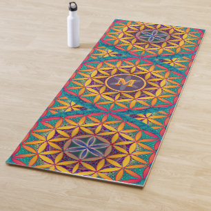 Flower of Life Mandala w/out Monogram Yoga Mat