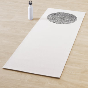 FLOWER OF LIFE - Medal Silver Yoga Mat