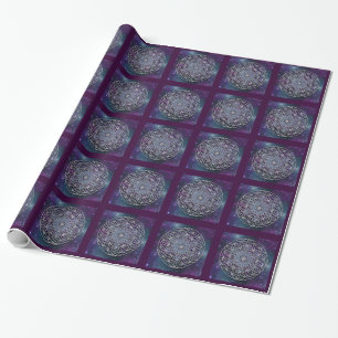 Flower of Life - Metatron Cube - universe Wrapping Paper