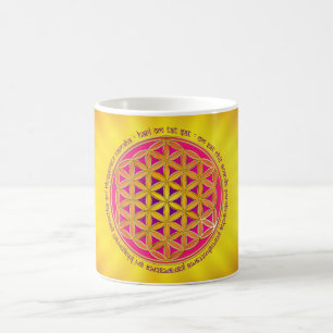 Flower Of Life / Moola Mantra Coffee Mug