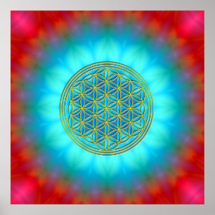Flower of Life Motive 11 Poster