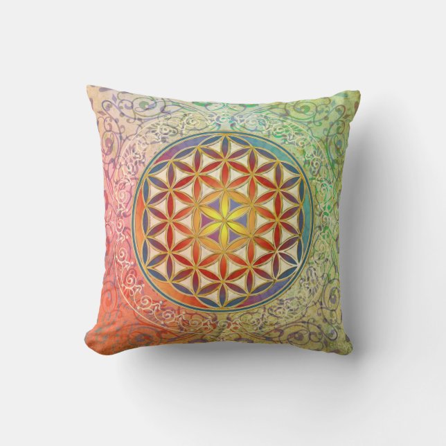 Flower of Life - Ornament I Cushion (Front)