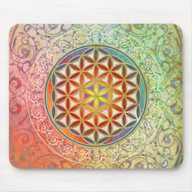 Flower of Life - Ornament I Mouse Pad (Front)