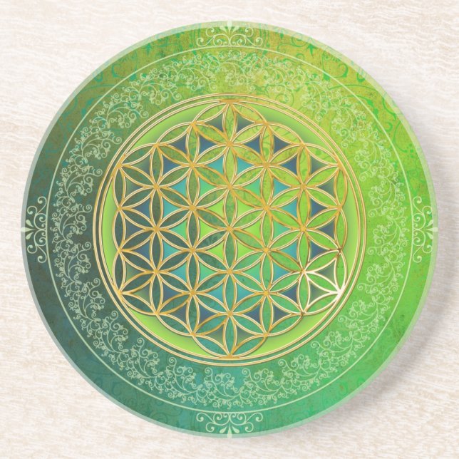 Flower of Life - Ornament II Coaster (Front)