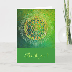 Flower of Life - Ornament II Thank You Card