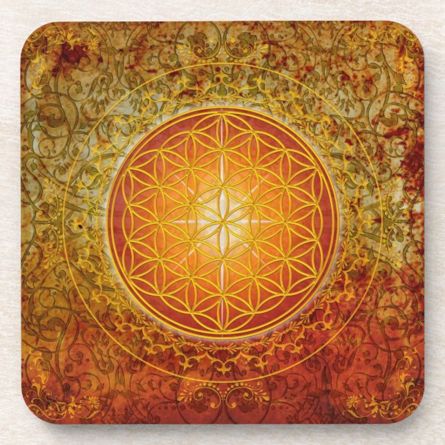 Flower of Life - Ornament III Coaster (Front)