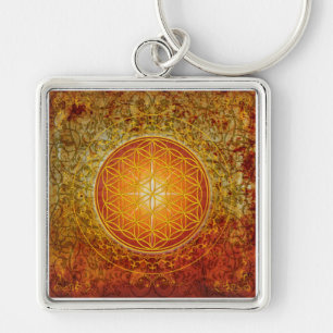 Flower of Life - Ornament III Key Ring