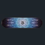 Flower of Life / Personalised Spiritual Gift Skateboard<br><div class="desc">Flower of Life / Blume des Lebens Holy Universe Personalised Spiritual Gift. Personalise it with recipient's initial/name or customise it further if you like to change the font, size, & colour of the text as well as move the text. Or delete the text if you'd rather have it without. Flower...</div>