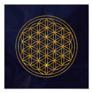 flower of life photo print