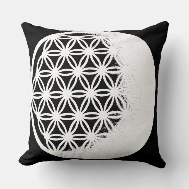 Flower of Life – Premium Geometric Pillow (Front)