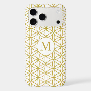 Flower of Life Ptn (Personalized) – Gold on White