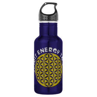 FLOWER OF LIFE - punched - SPIRIT ENERGY TO GO 532 Ml Water Bottle