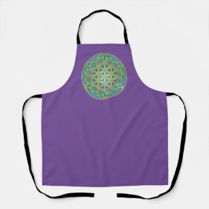FLOWER OF LIFE - Sacred Geometrie Design 1 Apron