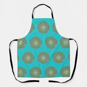 FLOWER OF LIFE - Sacred Geometrie Design 1 Apron