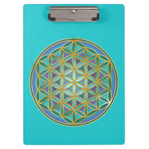 FLOWER OF LIFE - Sacred Geometrie Design 1 Clipboard