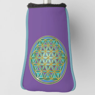 FLOWER OF LIFE - Sacred Geometrie Design 1 Golf Head Cover