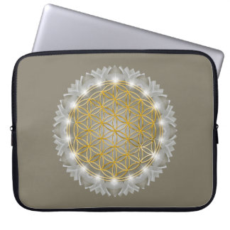 FLOWER OF LIFE - Sacred Geometrie Light 1 Laptop Sleeve