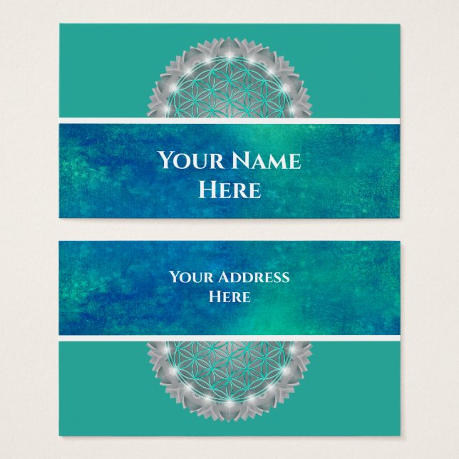 FLOWER OF LIFE - Sacred Geometrie Light 2 (Front & Back)