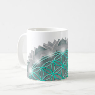FLOWER OF LIFE - Sacred Geometrie Light 2 Coffee Mug