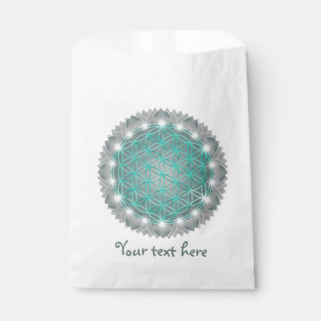 FLOWER OF LIFE - Sacred Geometrie Light 2 Favour Bag (Front)