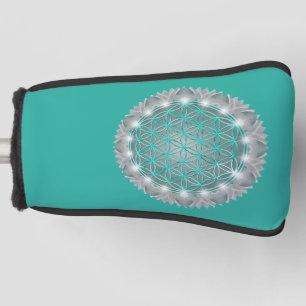 FLOWER OF LIFE - Sacred Geometrie Light 2 Golf Head Cover