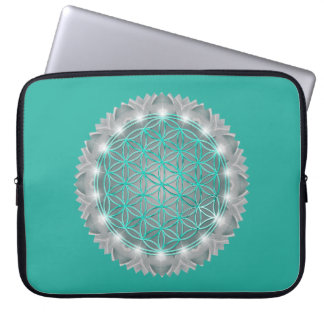 FLOWER OF LIFE - Sacred Geometrie Light 2 Laptop Sleeve