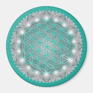 FLOWER OF LIFE - Sacred Geometrie Light 2 Magnet