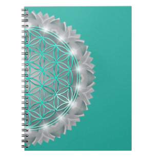 FLOWER OF LIFE - Sacred Geometrie Light 2 Notebook