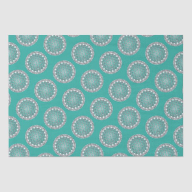 FLOWER OF LIFE - Sacred Geometrie Light 2 Tissue Paper (Front)