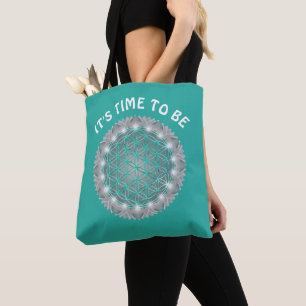 FLOWER OF LIFE - Sacred Geometrie Light 2 Tote Bag