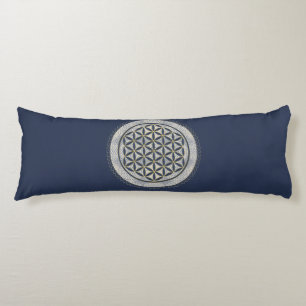 FLOWER OF LIFE - Sacred Geometrie Symbol Art 1 Body Cushion