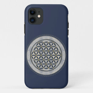 FLOWER OF LIFE - Sacred Geometrie Symbol Art 1 iPhone 11 Case