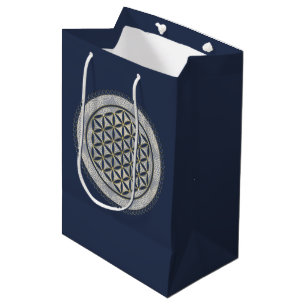 FLOWER OF LIFE - Sacred Geometrie Symbol Art 1 Medium Gift Bag