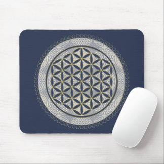 FLOWER OF LIFE - Sacred Geometrie Symbol Art 1 Mouse Pad