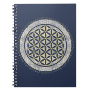 FLOWER OF LIFE - Sacred Geometrie Symbol Art 1 Notebook