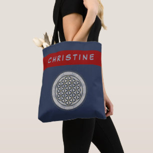 FLOWER OF LIFE - Sacred Geometrie Symbol Art 1 Tote Bag