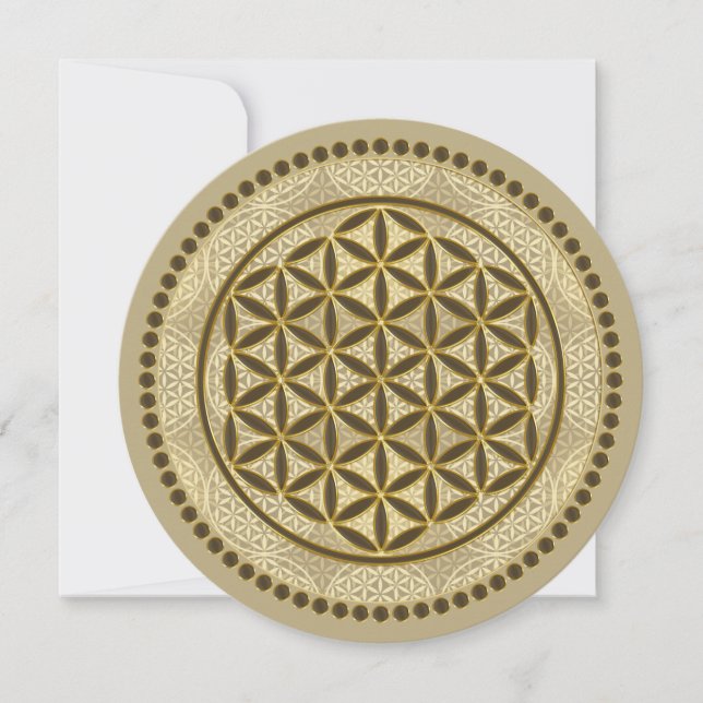FLOWER OF LIFE - Sacred Geometrie Symbol Art 2 (Front)