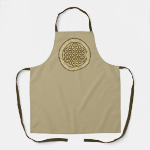 FLOWER OF LIFE - Sacred Geometrie Symbol Art 2 Apron