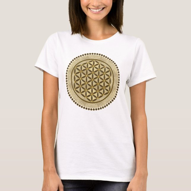 FLOWER OF LIFE - Sacred Geometrie Symbol Art 2 T-Shirt (Front)