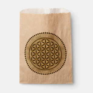 FLOWER OF LIFE - Sacred Geometrie Symbol Art 2 Wal Favour Bag