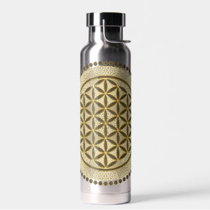 FLOWER OF LIFE - Sacred Geometrie Symbol Art 2 Water Bottle