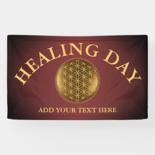FLOWER OF LIFE - Sacred Geometry Medaillon 1 Banner