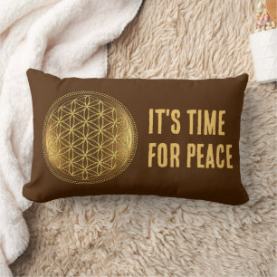 FLOWER OF LIFE - Sacred Geometry Medaillon 1 Lumbar Cushion