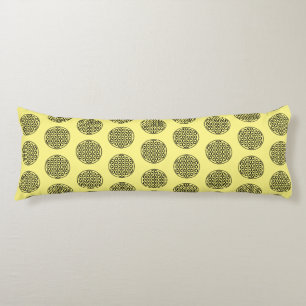 FLOWER OF LIFE - Sacred Geometry Symbol full 1 Body Cushion