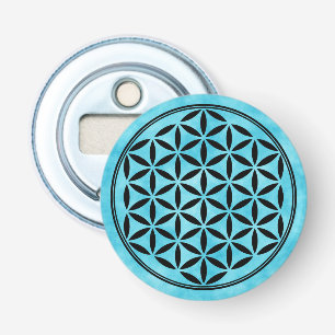 FLOWER OF LIFE - Sacred Geometry Symbol full 1 Bottle Opener