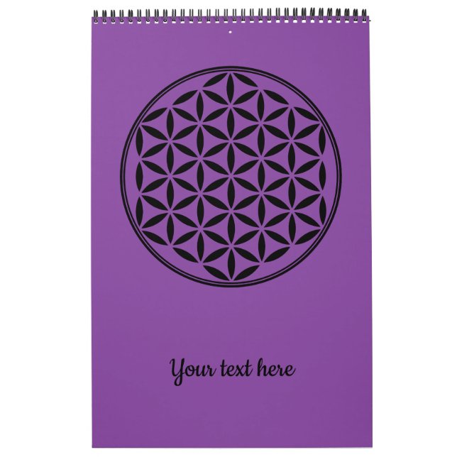 FLOWER OF LIFE - Sacred Geometry Symbol full 1 Calendar (Cover)